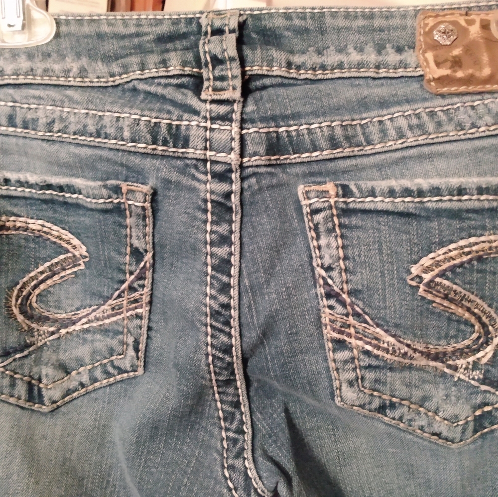 Silver "Twisted"  Jeans W28/L35